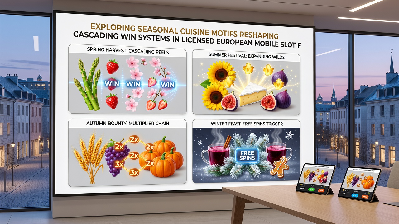 Kaskadengewinne durch saisonale Motive in Mobile-Slots