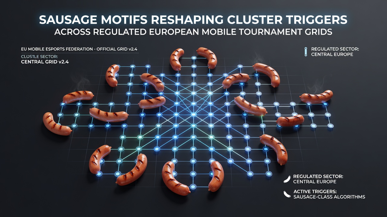 Cluster-Auslöser mit Wurst-Motiven in europäischen mobilen Slots