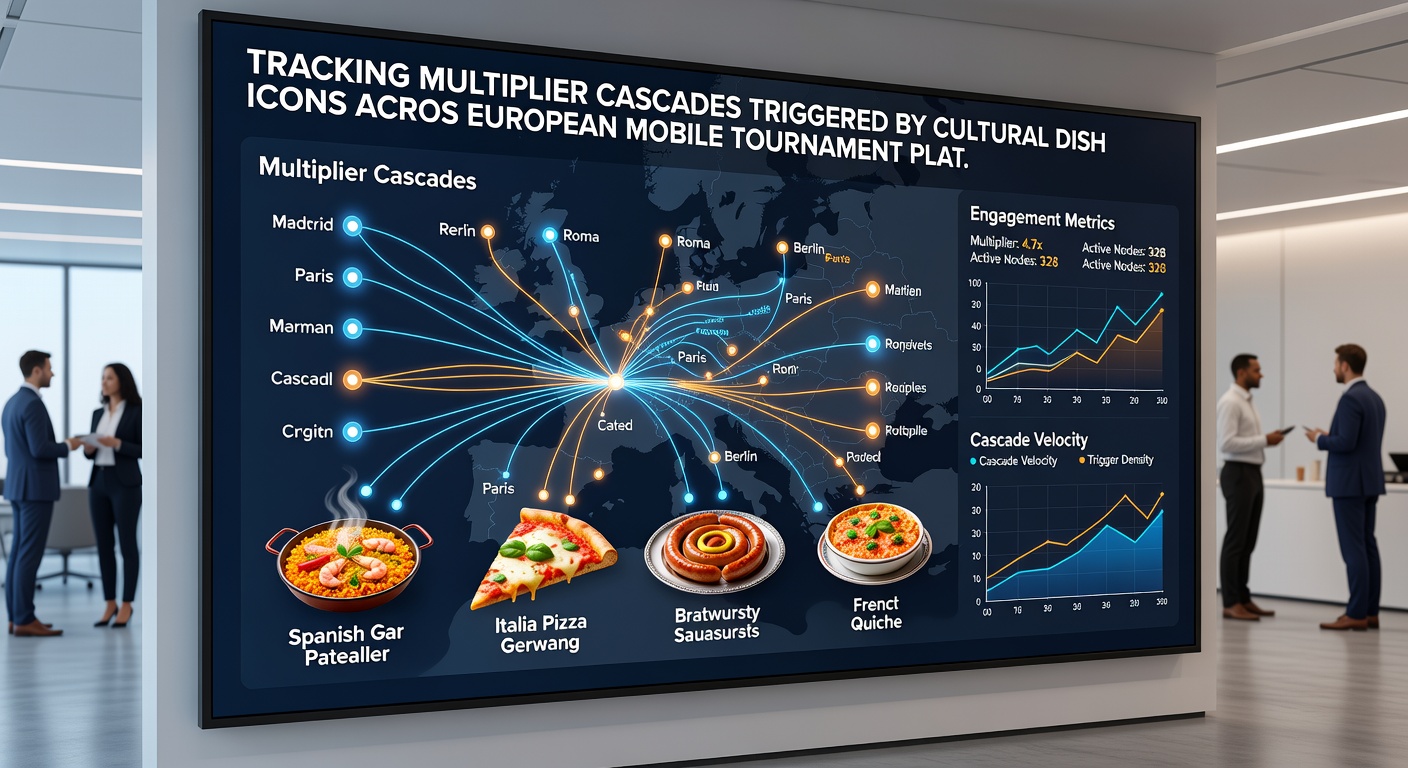 Analyse von Kaskadenmustern mit kulinarischen Symbolen in europäischen Turnierformaten
